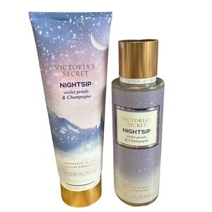 Victoria’s Secret Nightsip Violet Petals & Champagne Set